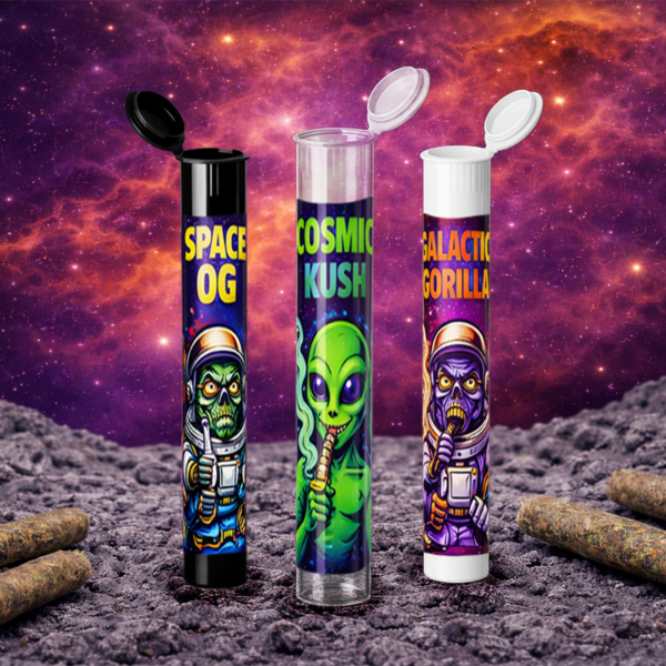 Vinyl Sticker Pre-Roll Tubes